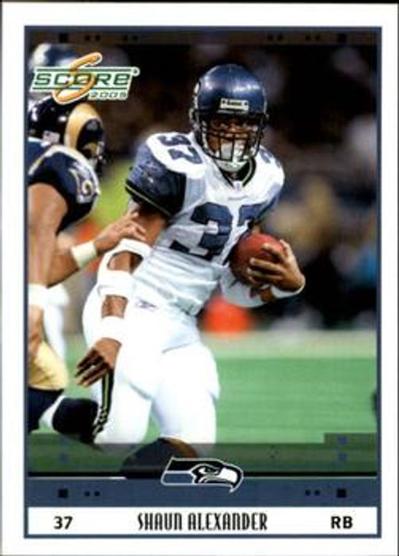 Shaun Alexander 2005 Score #262 Base RAW