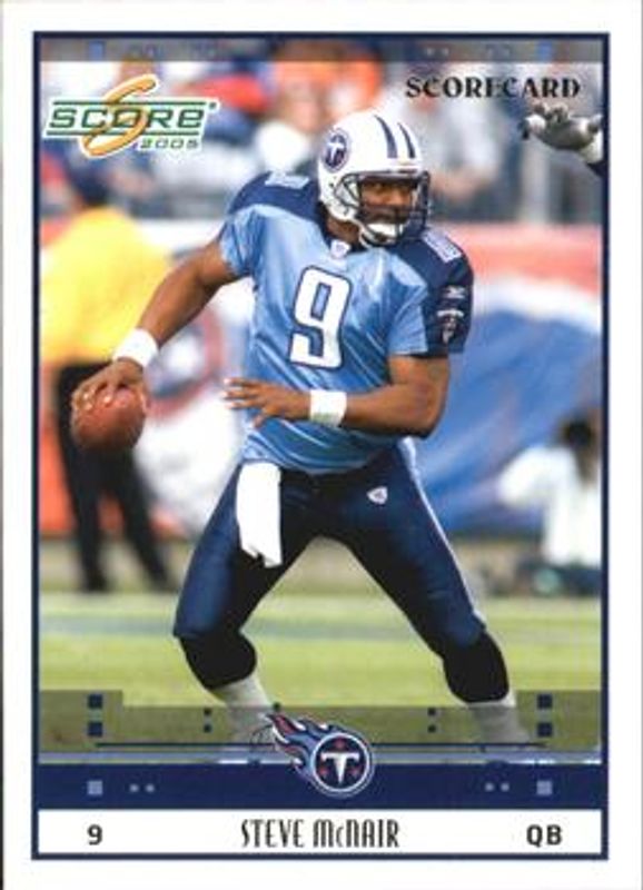 Steve McNair 2005 Score #291 Scorecard /599 RAW