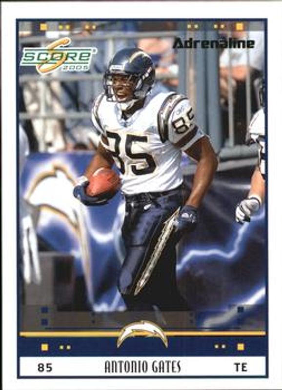 Antonio Gates 2005 Score #234 Adrenaline /399 RAW