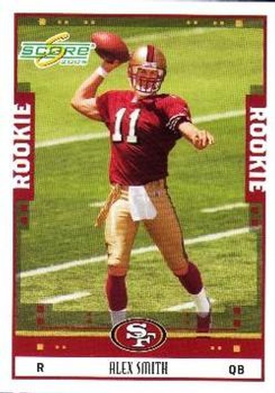 Alex Smith 2005 Score #331 Base Rookie RAW
