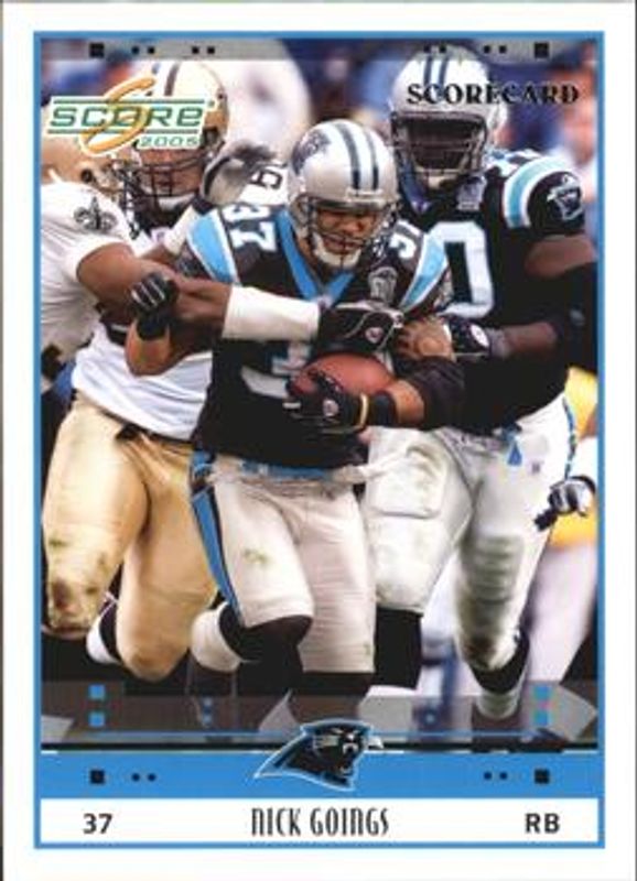 2005 Score #43 Scorecard /599