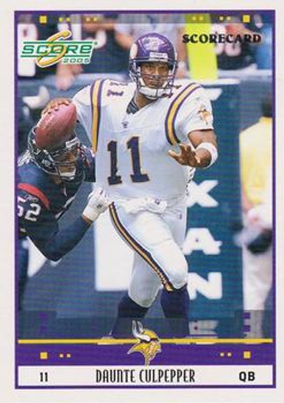 2005 Score #154 Scorecard /599