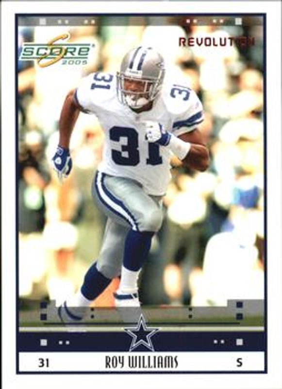 Roy Williams 2005 Score #78 Revolution /199 RAW