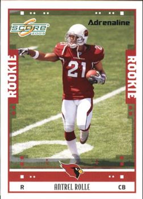 Antrel Rolle 2005 Score #338 Adrenaline /399 Rookie RAW