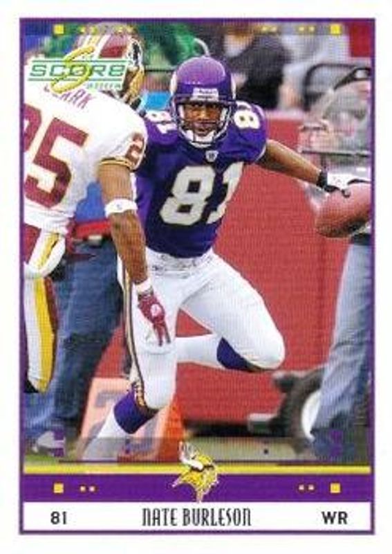 Nate Burleson 2005 Score #161 Base RAW