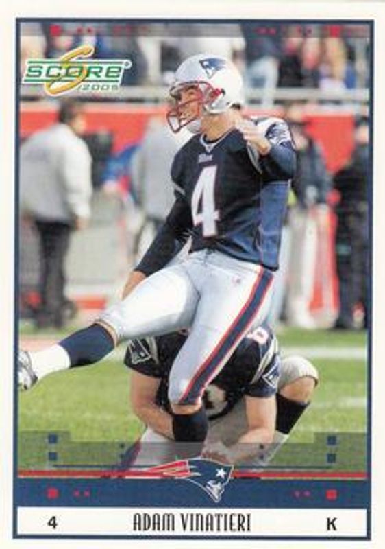 Adam Vinatieri 2005 Score #164 Base RAW