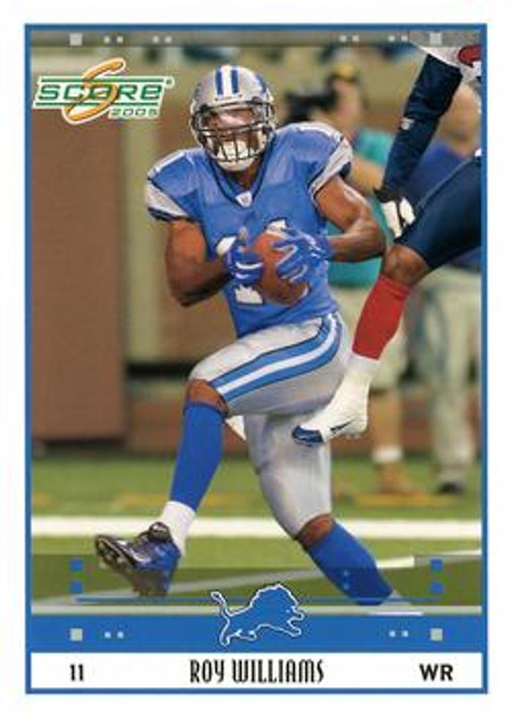 Roy Williams 2005 Score #96 Glossy RAW