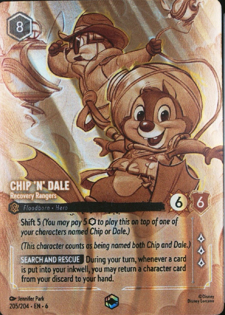 Chip 'N' Dale - Recovery Rangers 2024 Azurite Sea #205/204