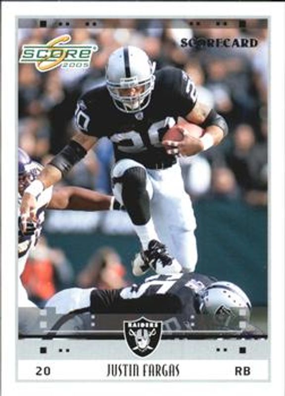 2005 Score #205 Scorecard /599