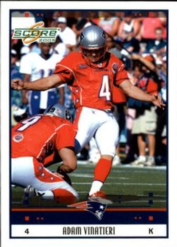 Adam Vinatieri 2005 Score #324 Base RAW