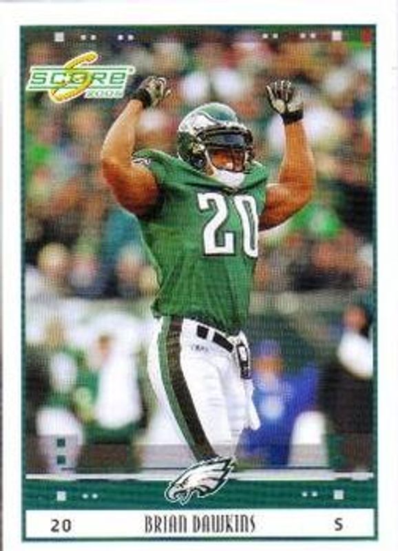 Brian Dawkins 2005 Score #212 Base RAW