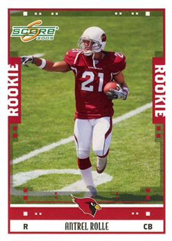 Antrel Rolle 2005 Score #338 Glossy Rookie RAW