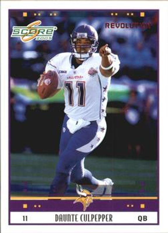Daunte Culpepper 2005 Score #302 Revolution /199 RAW