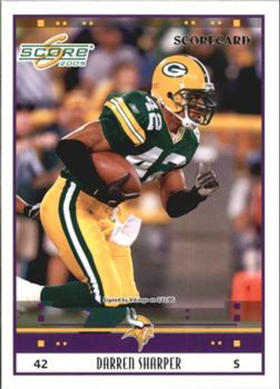 2005 Score #103 Scorecard /599