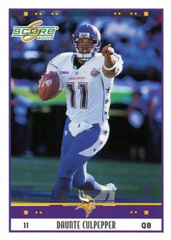 Daunte Culpepper 2005 Score #302 Glossy RAW