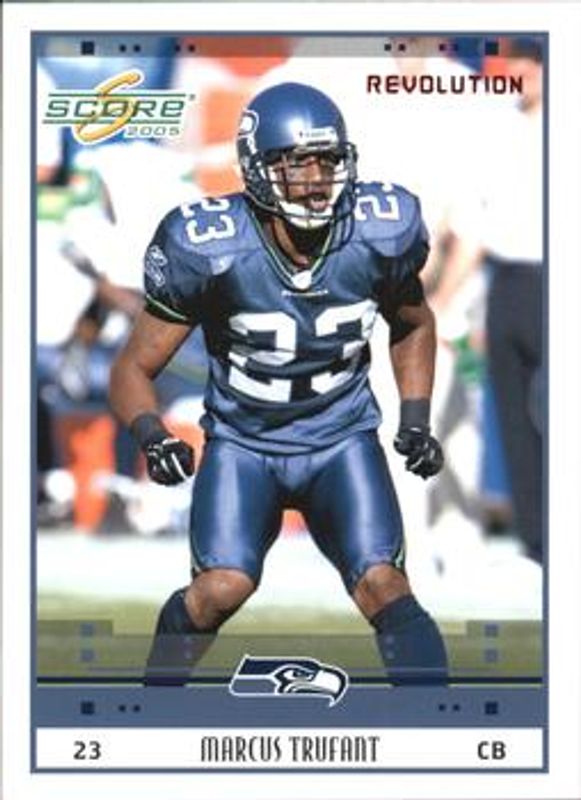 Marcus Trufant 2005 Score #259 Revolution /199 RAW