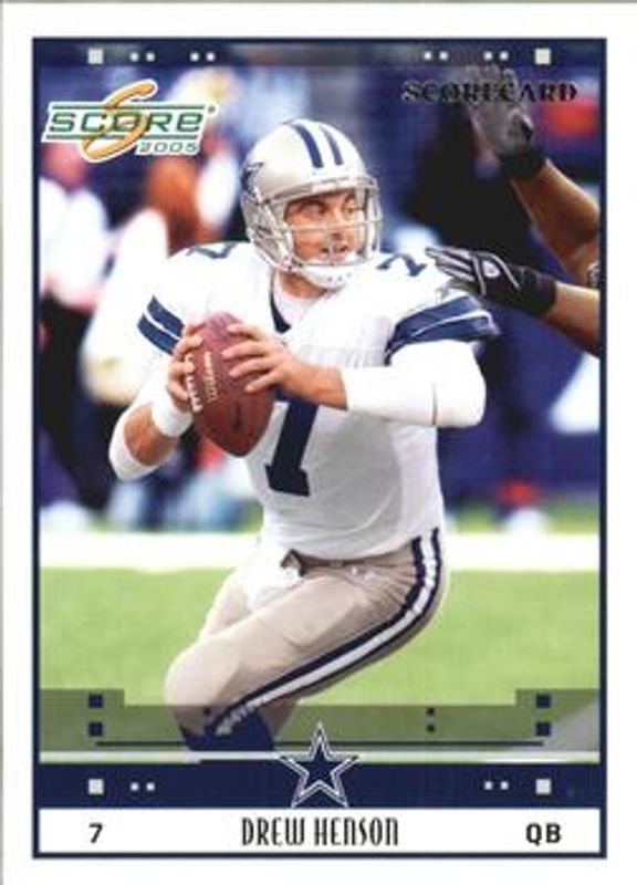 Drew Henson 2005 Score #72 Scorecard /599 Rookie RAW