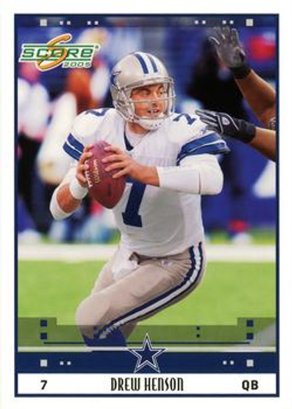 Drew Henson 2005 Score #72 Glossy Rookie RAW