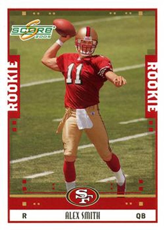 Alex Smith 2005 Score #331 Glossy Rookie RAW