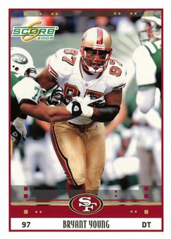 Bryant Young 2005 Score #245 Base RAW