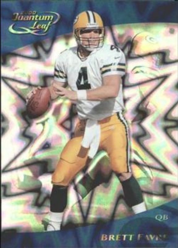 Brett Favre 1999 Score Supplemental #QLP-11 2000 Quantum Leaf Previews RAW