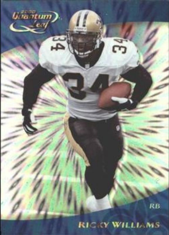 Ricky Williams 1999 Score Supplemental #QLP-2 2000 Quantum Leaf Previews Rookie RAW