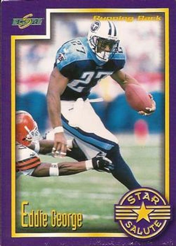 Eddie George 1999 Score Supplemental #S-110 Base RAW