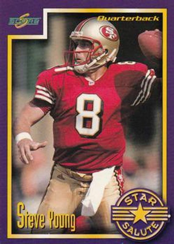 Steve Young 1999 Score Supplemental #S-109 Base RAW