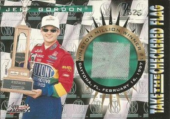 1997 Score Board Autographed #TF1 Take the Checkered Flag /325