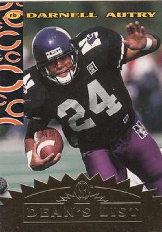 Darnell Autry 1997 Score Board Rookies #49 Dean's List RAW