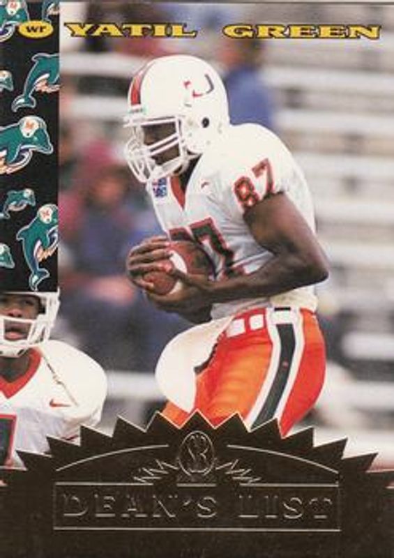Yatil Green 1997 Score Board Rookies #12 Dean's List RAW