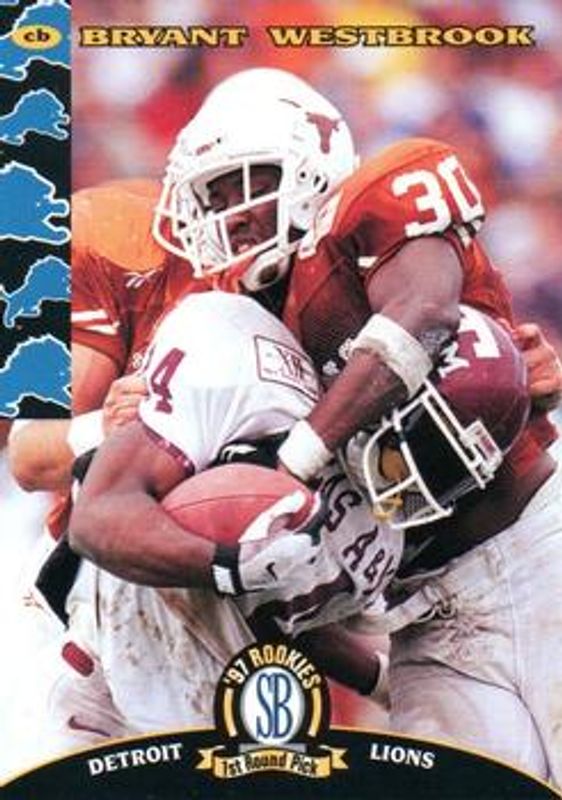 Bryant Westbrook 1997 Score Board Rookies #15 Base RAW