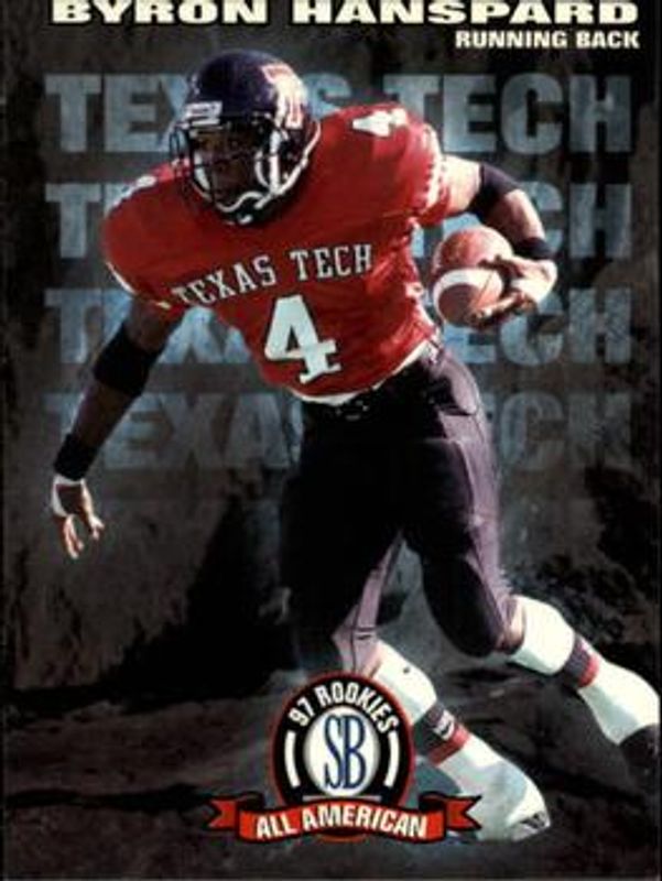 Byron Hanspard 1997 Score Board Rookies #86 Base RAW