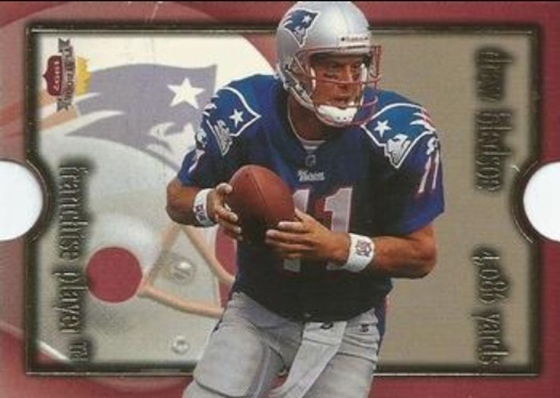 Drew Bledsoe 1997 Score Board Playbook #FP17 Franchise Player RAW