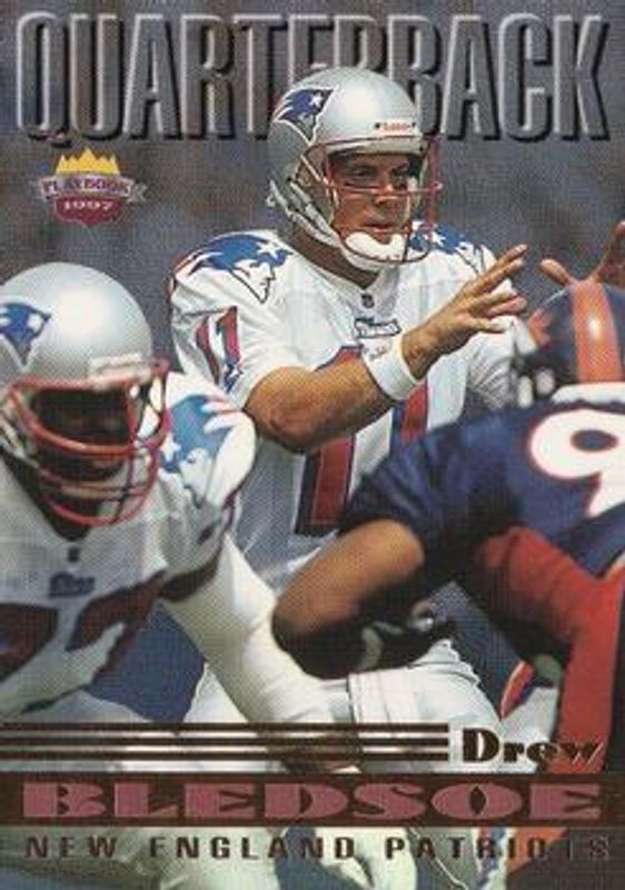 Drew Bledsoe 1997 Score Board Playbook #11 Base RAW