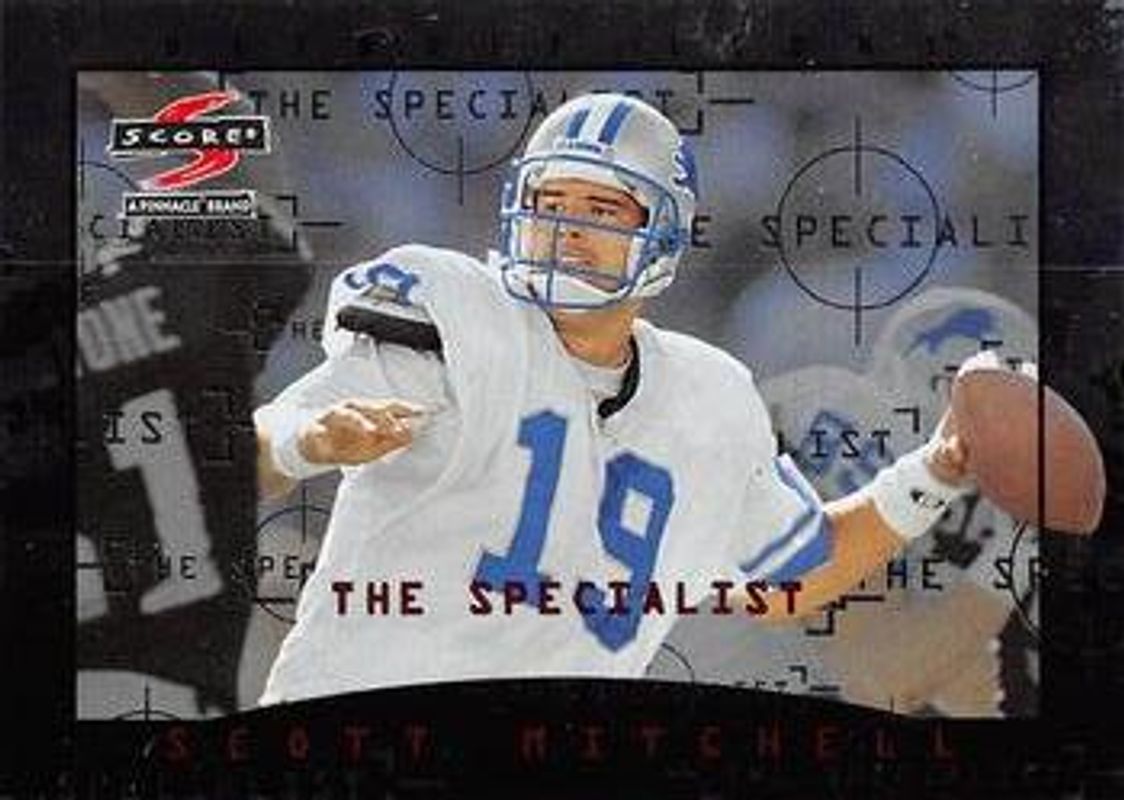 Scott Mitchell 1997 Score Hobby Reserve #11 Specialist RAW