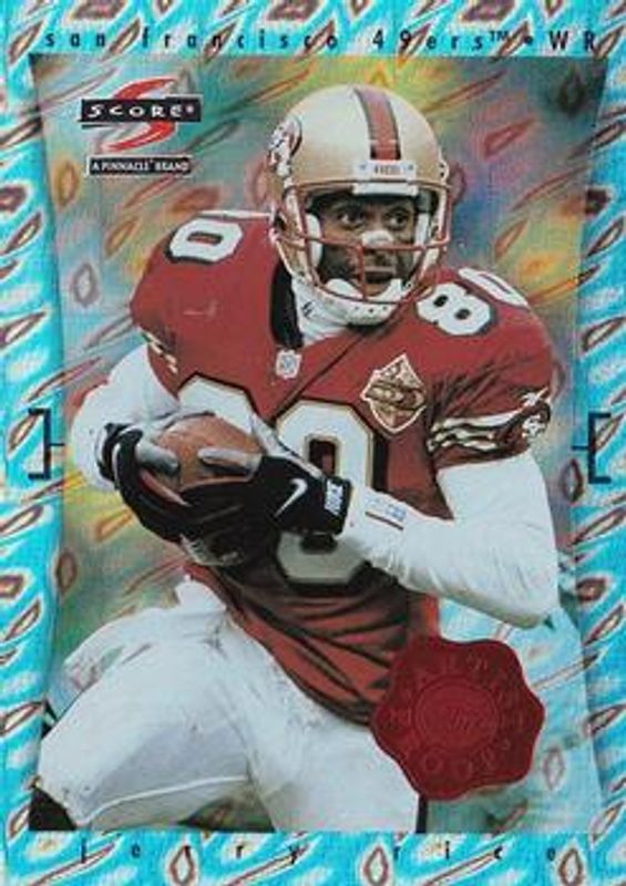 Jerry Rice 1997 Score Hobby Reserve #6 Showcase - Artist's Proofs RAW