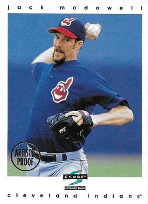 Jack McDowell 1997 Score Premium Stock #85 Artist's Proof - White Border RAW