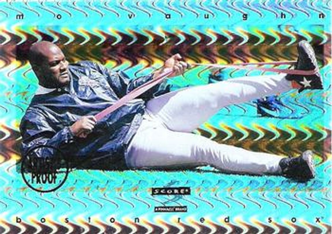 Mo Vaughn 1997 Score Premium Stock #93 Artist's Proof - Holofoil RAW