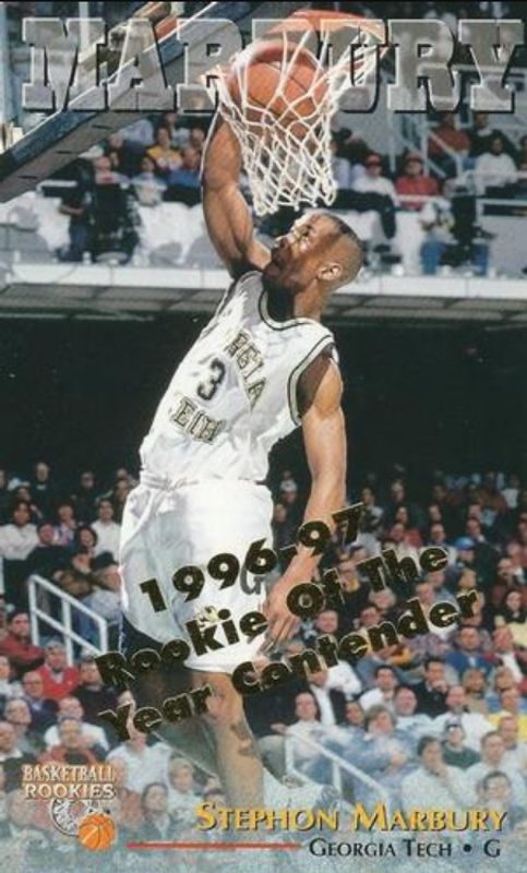 Stephon Marbury 1996 Score Board Rookies #3 Jumbo RAW