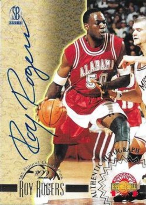 Roy Rogers 1996 Score Board Autographed Autographs Rookie RAW