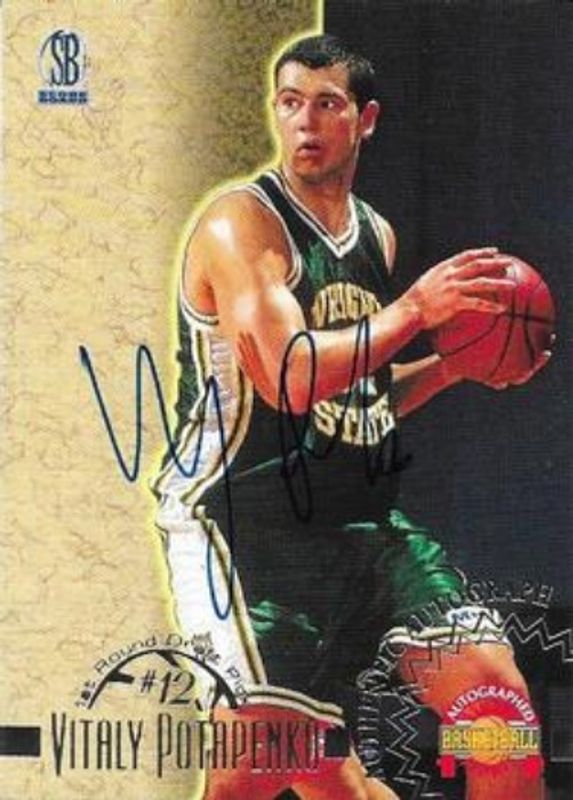 Vitaly Potapenko 1996 Score Board Autographed Autographs Rookie RAW