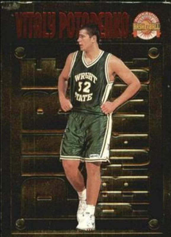 Vitaly Potapenko 1996 Score Board Autographed #PP19 Pure Performance - Gold Rookie RAW
