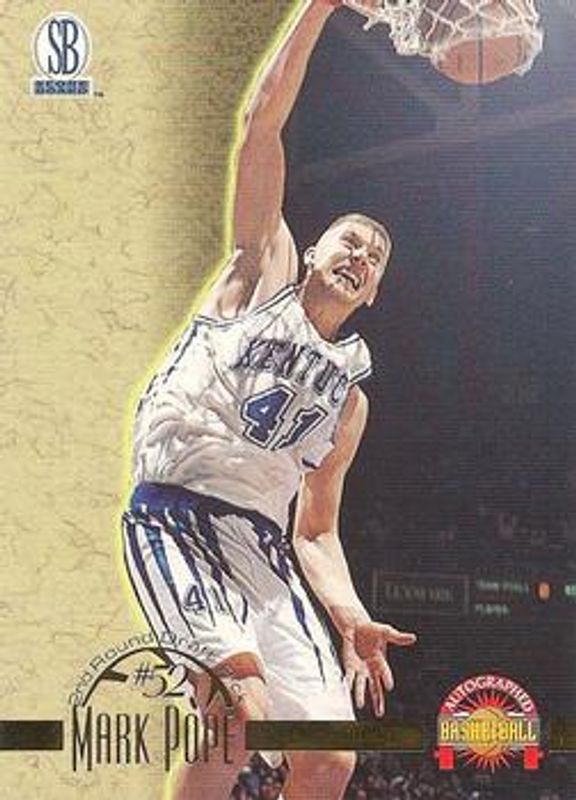 1996 Score Board Autographed #21 Base