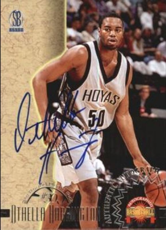 Othella Harrington 1996 Score Board Autographed Autographs Rookie RAW