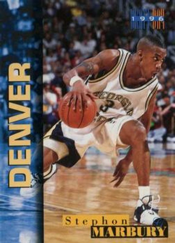 Stephon Marbury 1996 Score Board Draft Day #3C Base Rookie RAW
