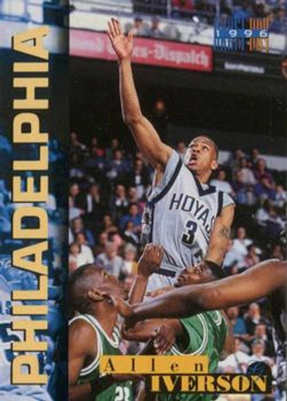 Allen Iverson 1996 Score Board Draft Day #1A Base Rookie RAW