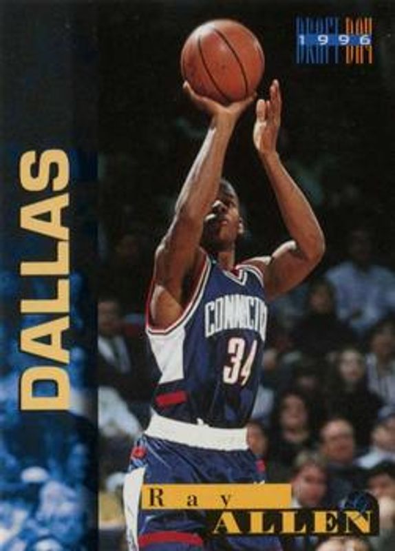 Ray Allen 1996 Score Board Draft Day #4C Base Rookie RAW