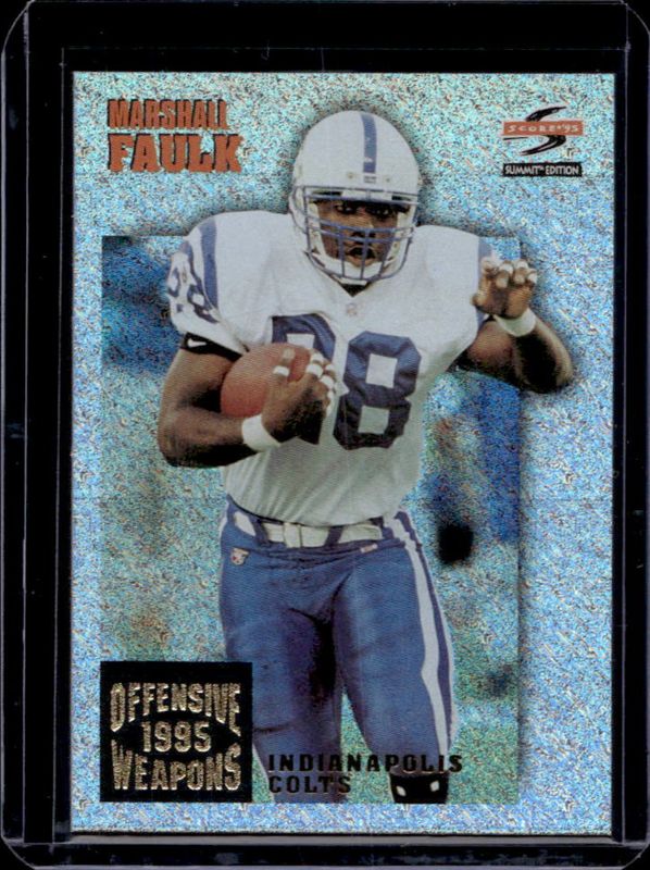 Marshall Faulk 1995 Score Summit #175 Ground Zero RAW