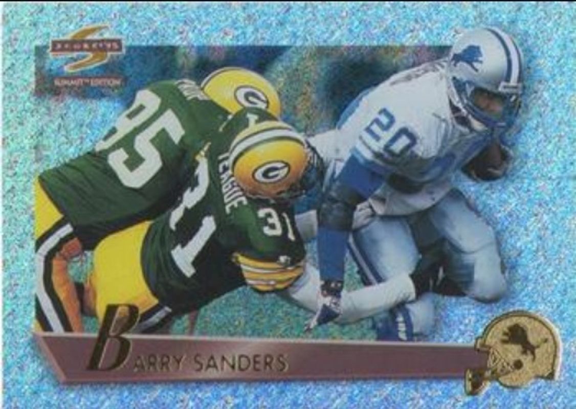 Barry Sanders 1995 Score Summit #110 Ground Zero RAW